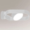 Kinkiet LAMPA regulowana FUROKU 8508 Shilo okrągła OPRAWA ścienna industrialna LED 6W 4000K metalowa biała