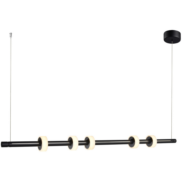 Minimalistyczna lampa wisząca Ringo ST-8955P-L Step LED 18W 3000K czarna