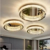 Kryształowa lampa sufitowa Glamour Eye ABIGALI-GLAMOUR-50CM LED 30W złota