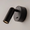Metalowy kinkiet regulowany Mirax C038WL-L3B3K LED 3W 3000K czarny
