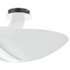 Plafon LAMPA sufitowa KET109 okrągła OPRAWA szklana ekologiczna biała