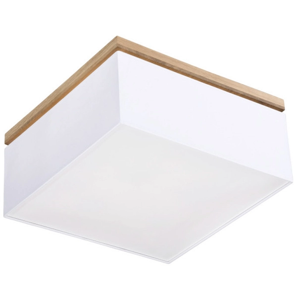 Lampa sufitowa VERTIGA 34521474 kwadratowa plafoniera skandynawska biała