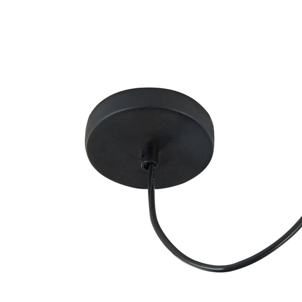 Lampa wisząca loft do salonu szara z abażurem Broni OUTLET