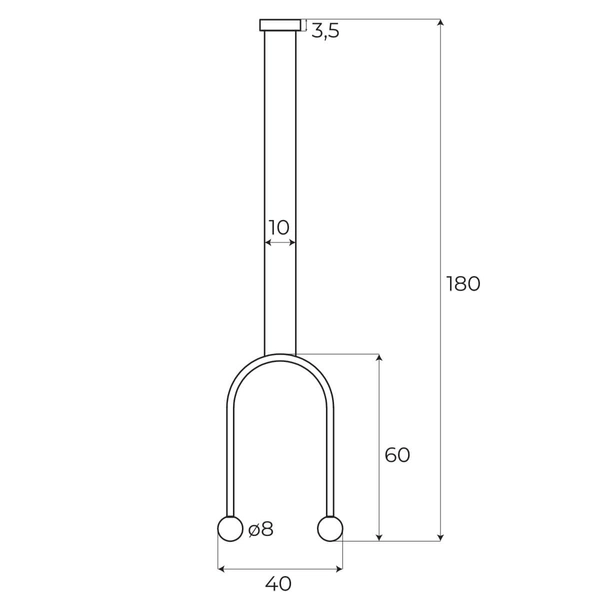 Lampa do jadalni wisząca Enigma P0523 Maxlight LED 4W 3000K czerwona