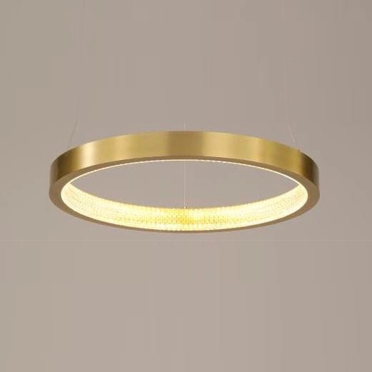 Lampa wisząca pierścieniowa CGZING60A1 Copel LED 30W 3000K do pokoju złoty