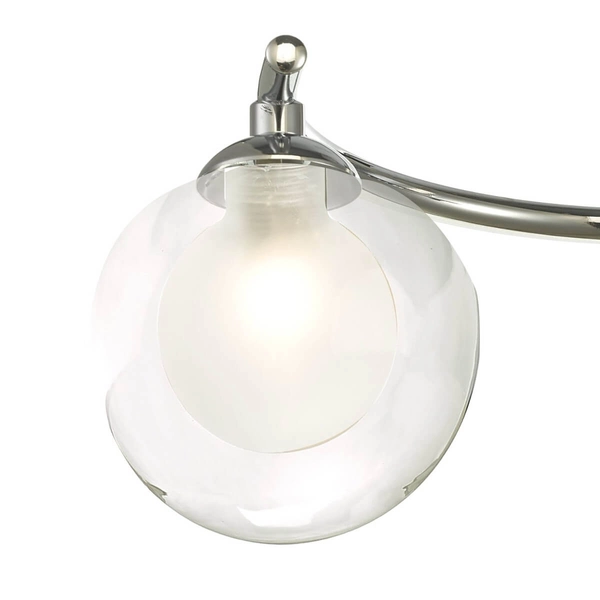 Sufitowa lampa szklana Nakita NAK5350-04 okrągła kule balls chrom