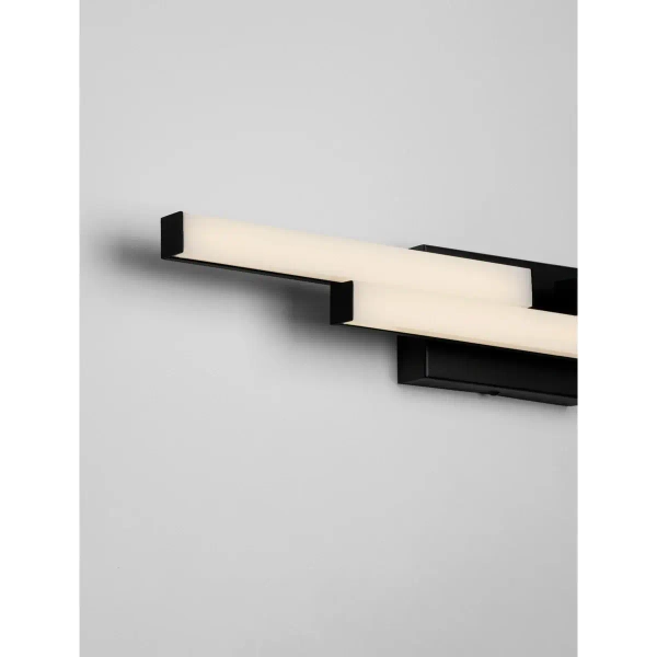 Lampa ścienna łazienkowa MARVONA LE45683 LED 14W 4000K IP44 biała czarna