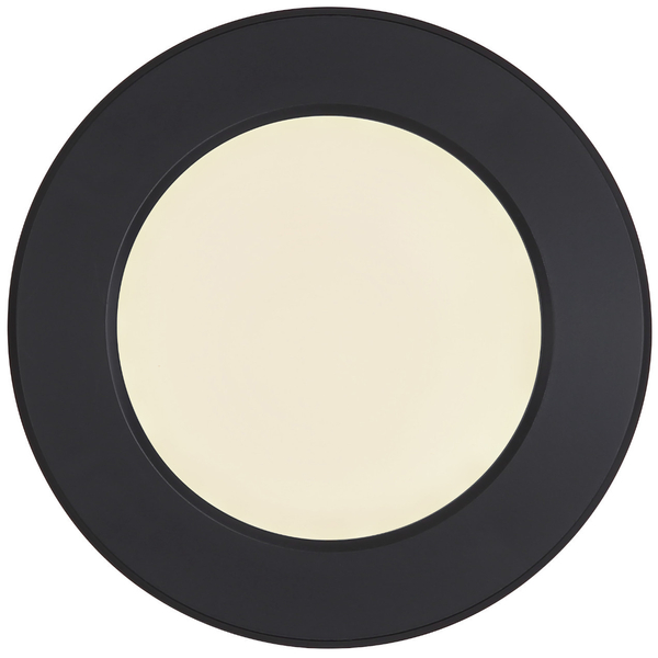 LAMPA sufitowa LASSE 12379-6B Globo metalowa OPRAWA okrągła LED 6W 3000K - 6500K plafon czarny