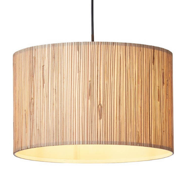 Zwisająca lampa boho Wimea 99428/09 trawa morska tuba beżowa czarna