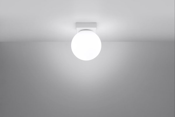 Lampa sufitowa Yoli SL.1146 Sollux kula do przedpokoju biała