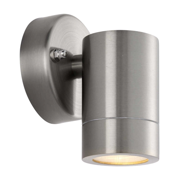 Metalowa tuba na ścianę Palin 101349 Saxby srebrna