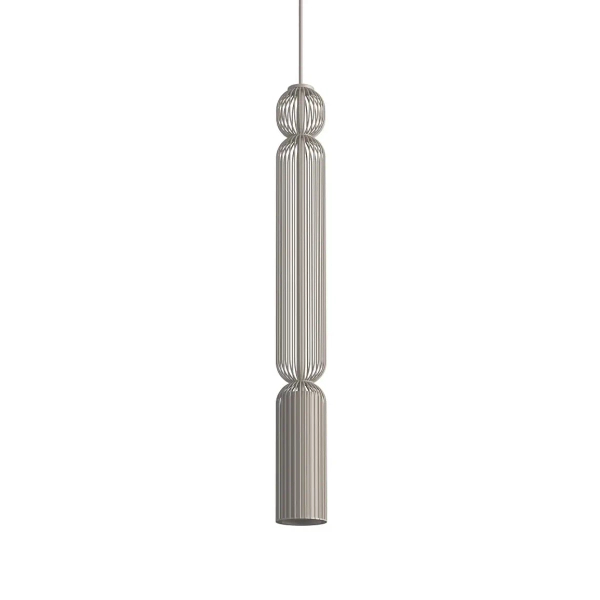 Wisząca lampa druciana CAMELEON SINGLES 12192 nad stół beżowa