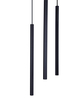 Wisząca lampa nowoczesna Gelato K-4863 Kaja czarne tuby metalowe