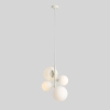 Wisząca lampa molekułowa Bloom 1091L9 Aldex kule ball białe kremowe