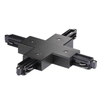 Łącznik-X do systemu szynowego 1-faz Link 86079903 czarny