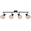 Nowoczesna lampa sufitowa Acrobat 94-22226 czarna miedziana