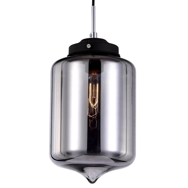 LAMPA wisząca TUBE MDM2095/1 A Italux szklana OPRAWA zwis tuba lustrzana