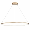 Pierścieniowa lampa wisząca SATURNO ML8863  ring do salonu złoty