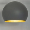 Wisząca lampa Margo 41089 półokrąg do kuchni szara złota