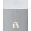 Wisząca lampa kuchenna SL.0842 ceramiczna nad stół biała