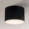 Natynkowa LAMPA sufitowa SUWA 8052 Shilo metalowa OPRAWA do łazienki IP44 czarna