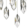 Kryształowa lampa wisząca Crystal CRY1850 Dar Lighting srebrny przezroczysty