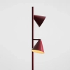 Regulowana lampa stojąca FORM 1108A15_2 metalowa stożki czerwone