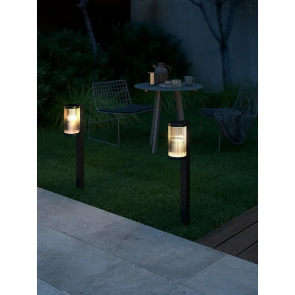 Ogrodowa lampa stojąca COUPAR 2218088003 IP54 czarny