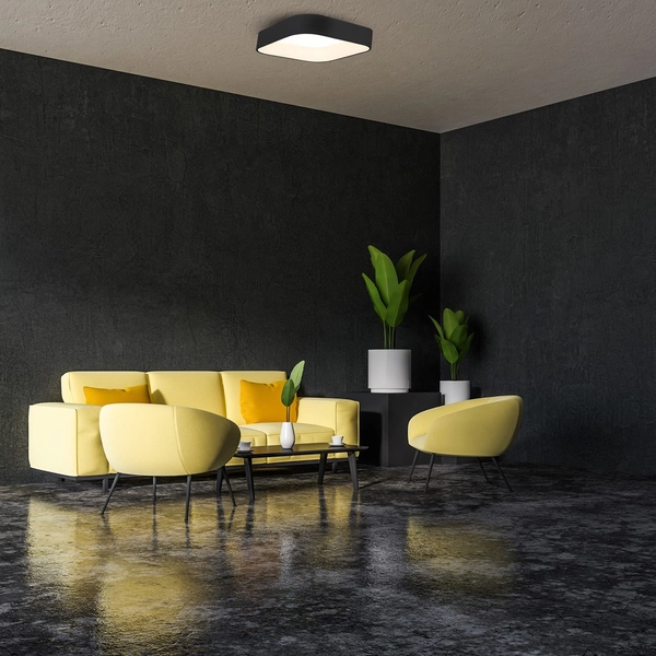 LAMPA sufitowa ASTRO ML6356 Milagro kwadratowa OPRAWA plafon LED 24W 4000K metalowy czarny