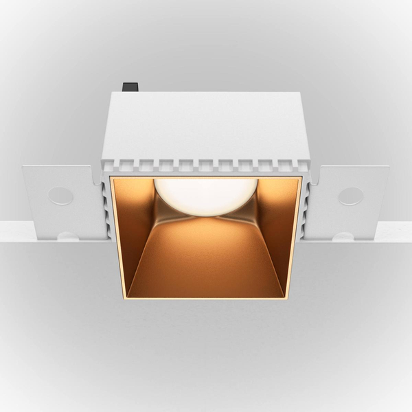 Oprawa podtynkowa Share DL051-01-GU10-SQ-WMG biała złota