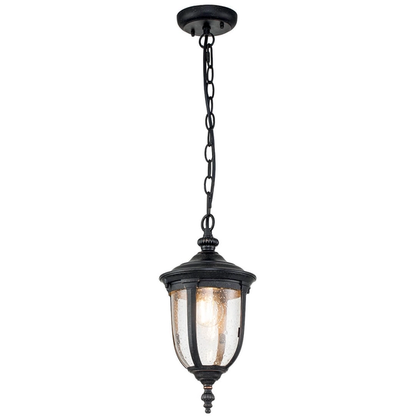 Wisząca lampa ogrodowa Cleveland CL8-S na łańcuchu IP44 postarzany brąz