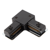 Łącznik-L jednofazowy do systemu szynowego Track Light ML0710 czarny