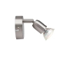 Kinkiet ścienny metalowy Loona G28810/13 regulowana srebrny