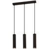 Wisząca lampa tuby Tubo 33-79091 Candellux nad wyspę czarna