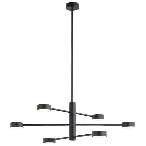 Sufitowa LAMPA regulowana ORBIT 7946 Nowodvorski industrialne molekuły sticks do jadalni czarne