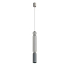 Podłużna lampa wisząca CAMELEON SINGLES 12194 jedwabisty grafit