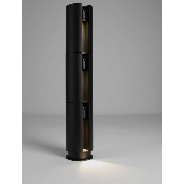 Zewnętrzny słupek stojący SANTELO LE75133 LED 8W 3000K IP65 czarna