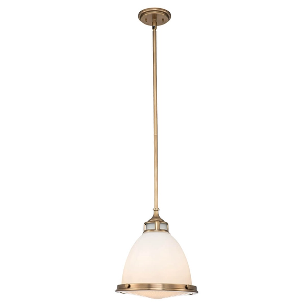 Jadalniana lampa wisząca Amelia HK-AMELIA-P-M-HB retro mosiądz biały