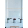 Lampa wisząca minimalistyczna BEAM ST-8960-L80 złota żelazna LED 8W 3000K nad wyspę liniowa