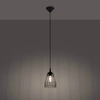 Lampa wisząca druciana Leyo SL.1205 Sollux loft metalowa czarna