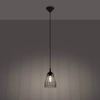 Lampa wisząca druciana Leyo SL.1205 loft metalowa czarna