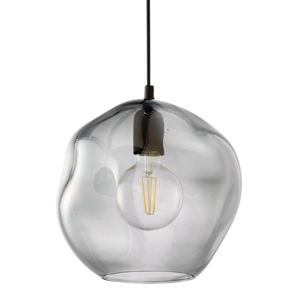 Lampa wisząca okrągła do salonu Sol 3369 TK Lighting szklana grafitowa