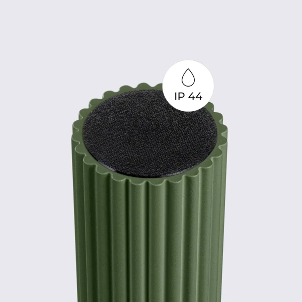 Łazienkowa lampa sufitowa HALO SL.1723 kulista szklana biała oliwkowa