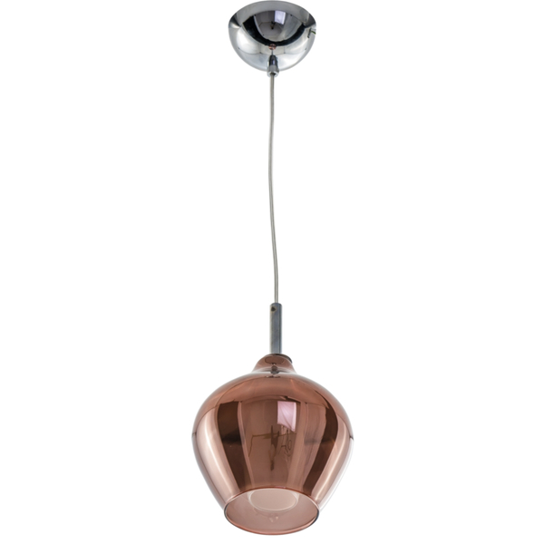Minimalistyczna lampa wisząca Amber Milano AZ3077 Azzardo miedziana