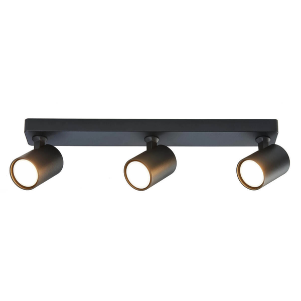 Plafon LAMPA sufitowa SNOW LP-731/3W BK Light Prestige metalowa OPRAWA regulowane refektorki tuby czarne