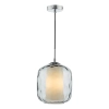 Wisząca szklana lampa Majella MAJ0150 do jadalni przydymiony chrom
