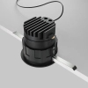 Oprawa sufitowa Wise DL057-10W3K-B LED 10W 3000K czarna
