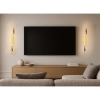 Nowoczesny kinkiet Vargo KSLV-Z LED 12W 3000K do sypialni złoty