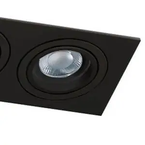 Metalowa lampa sufitowa Caro AZ2437 Azzardo podstropowa do sypialni czarna