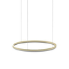 Zawieszana lampa sypialniana Halo AZ4970 Azzardo LED 43W 2900K złota